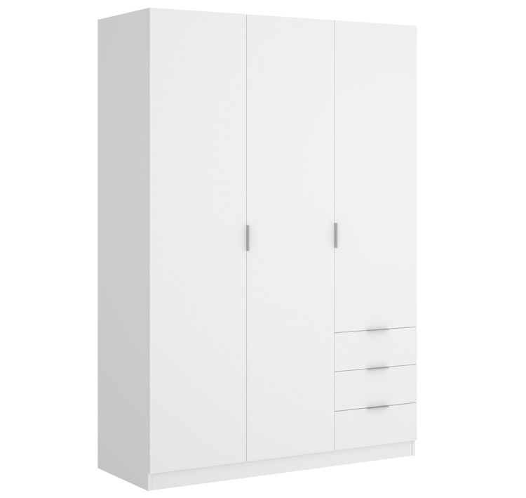 Armario Essen 3 Puertas y 3 Cajones 52 x 121 x 184 cm