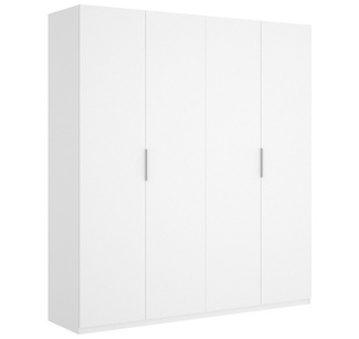 Armario Essen 4 Puertas Blanco Brillo 52 x 180 x 204 cm