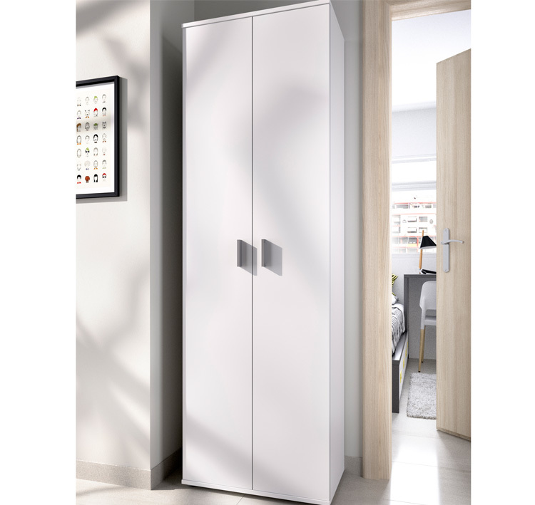 Armario Multiusos Fit con 2 Puertas y 6 Baldas