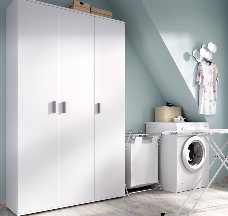 Armario Multiusos Escobero Fit 3 Puertas