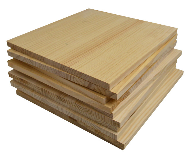 Lote de Restos de Madera de Pino 40 x 40 x 1,8 cm 
