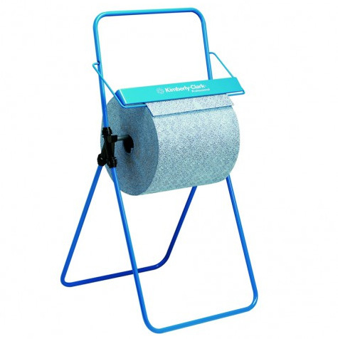 Porta Bobinas Fijo de Suelo Azul 