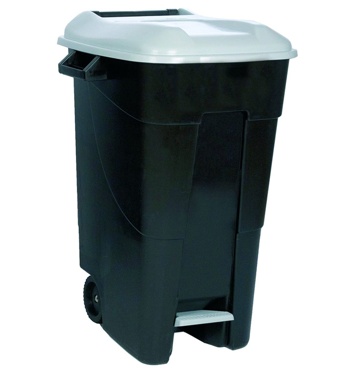 Contenedor de Reciclaje con Ruedas y Pedal 120 Litros Ref.4230
