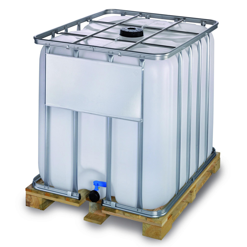 Contenedor IBC Polietileno con Palet Madera 600 litros 