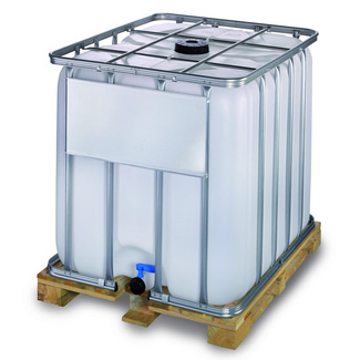 Contenedor IBC Polietileno con Palet Madera 600 litros 