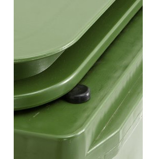 Sistema antirruido contenedor basura de 1000 litros