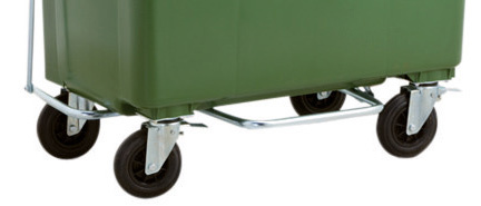 Pedal contenedor de 4 ruedas de 1000 litros