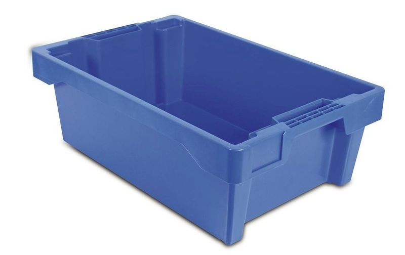 Caja Plastica Color Azul 40x60x20 Modelo 6420