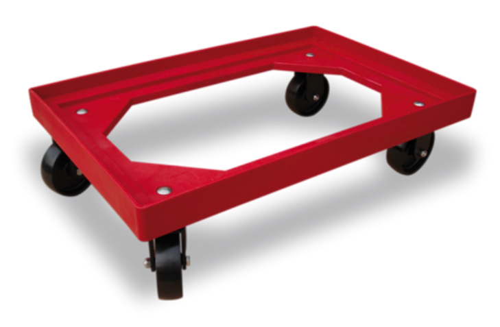 Base Rodante de Plastico para Cubetas 40x60x18cm Ref.10007