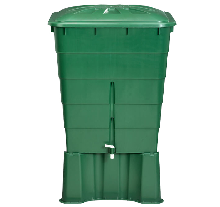 Depósito de Agua Lluvia Rectangular Verde