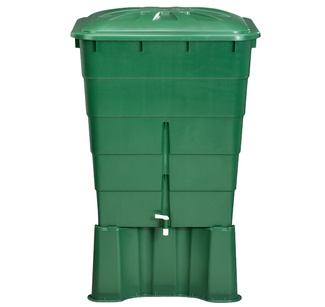Depósito de Agua Lluvia Rectangular Verde