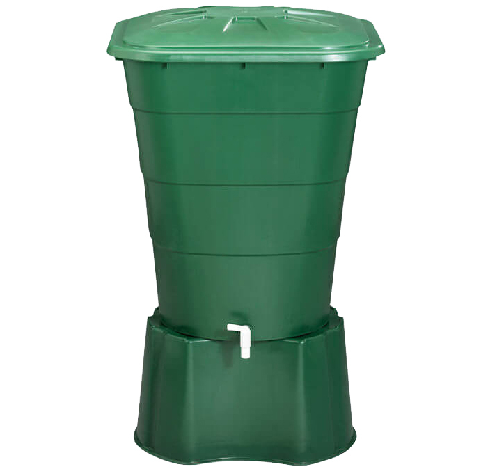 Depósito de Agua Lluvia Rectangular Verde