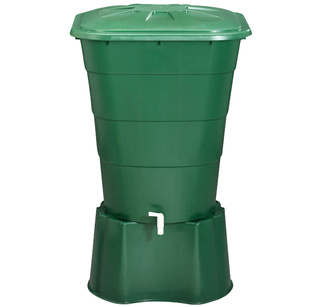 Depósito de Agua Lluvia Rectangular Verde