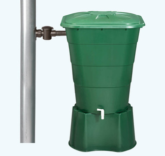 Depósito de Agua Lluvia Rectangular Verde