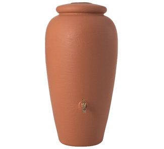 Depósito Anfora Terracota de Agua Lluvia Estilo Mediterráneo