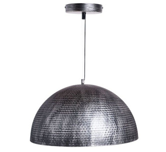 Lámpara de Techo Helmet de Hierro Plateado 60 x 35 cm