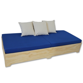 Pouf BOX con Cojín Dralón 80 x 200 x 39 cm 