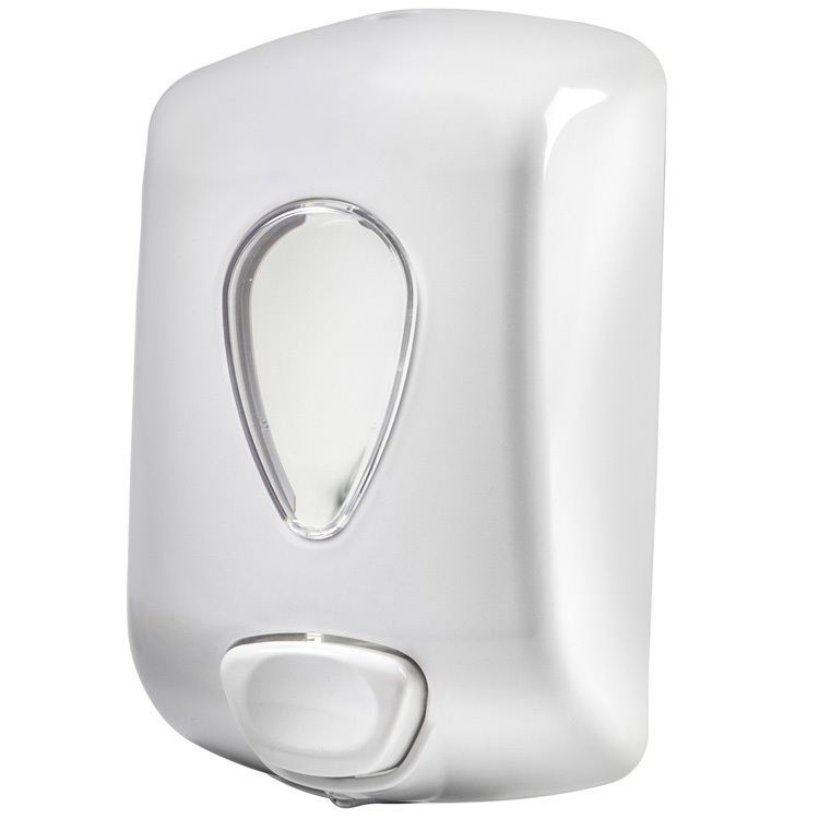 Dispensador Manual con Pulsador 1000 ml de Abs Blanco