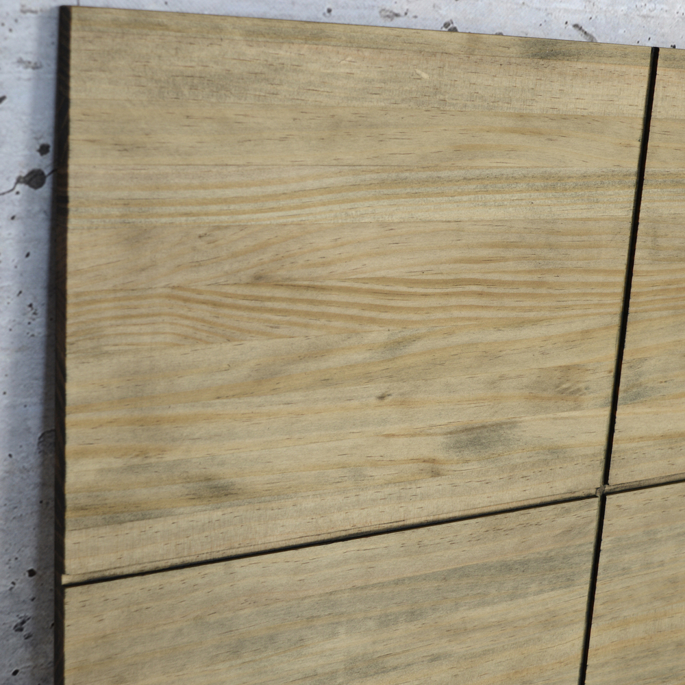 Cabecero Cuadros de Madera 60 x 150 cm Efecto Vintage
