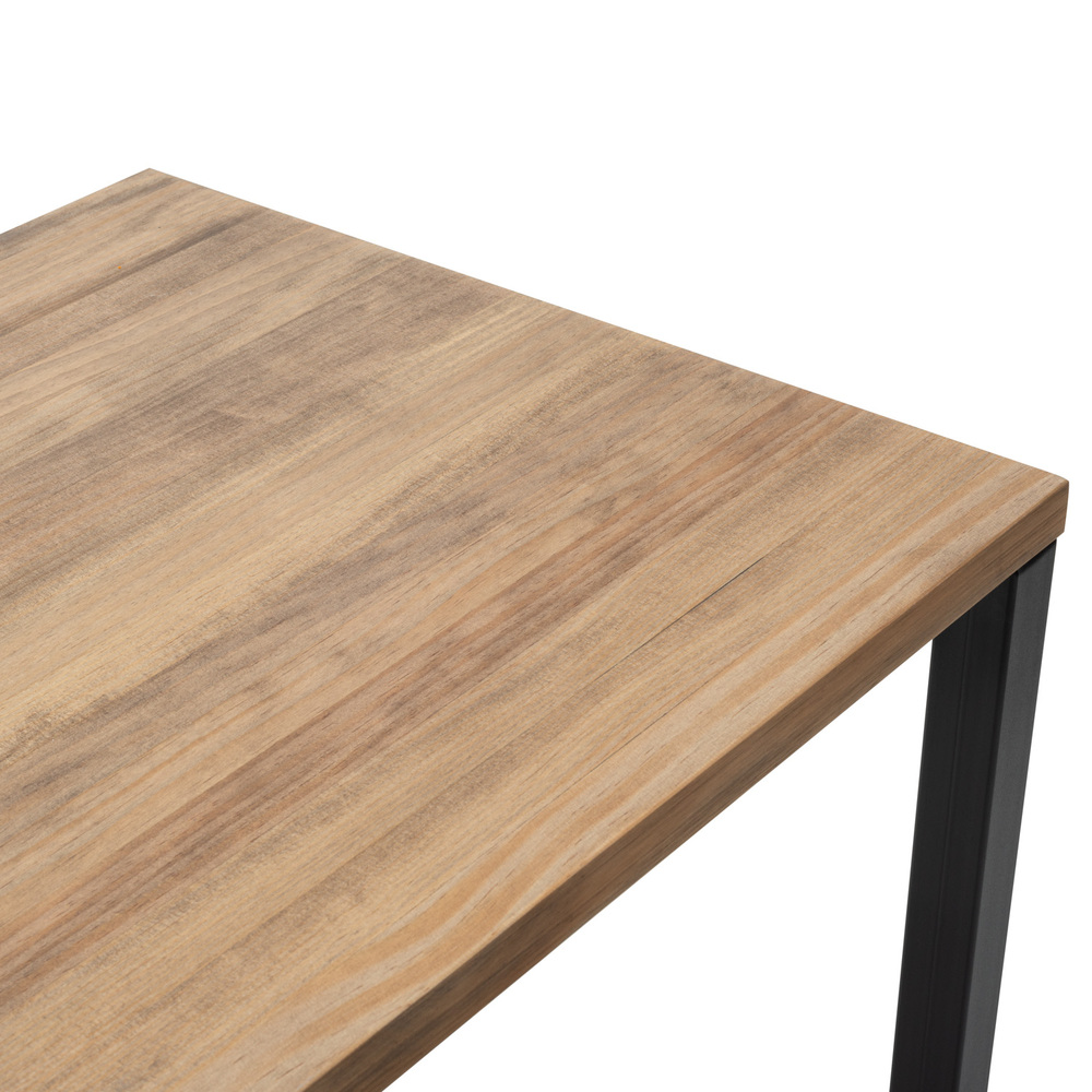 Mesa de Oficina iCub Strong ECO Negra Efecto Vintage Industrial Box Furniture