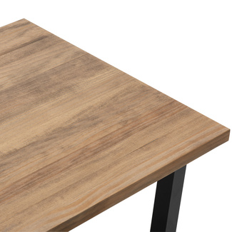 Mesa de Centro iCub Strong ECO Box Furniture Negro Efecto Vintage 