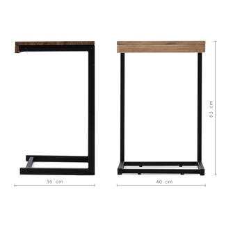 Mesita Ordenador Sofá ECO Industrial Box Furniture
