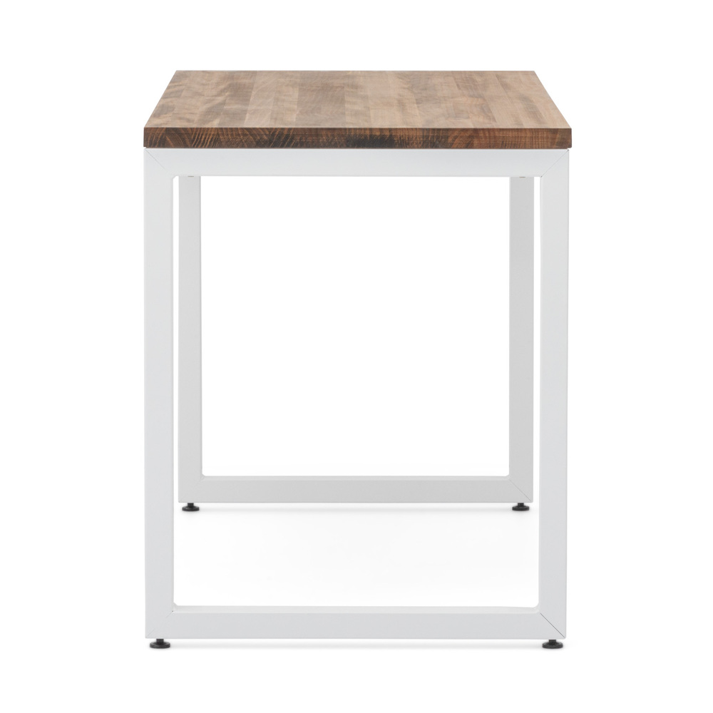 Mesa de Oficina iCub Strong Box Furniture Blanca Efecto Vintage