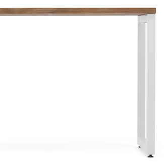 Mesa de Oficina iCub Strong Box Furniture Blanca Efecto Vintage