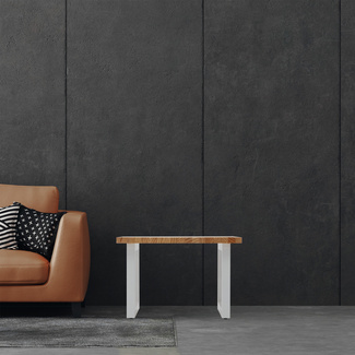 Mesa Auxiliar iCub Strong ECO Box Furniture Blanco Natural 