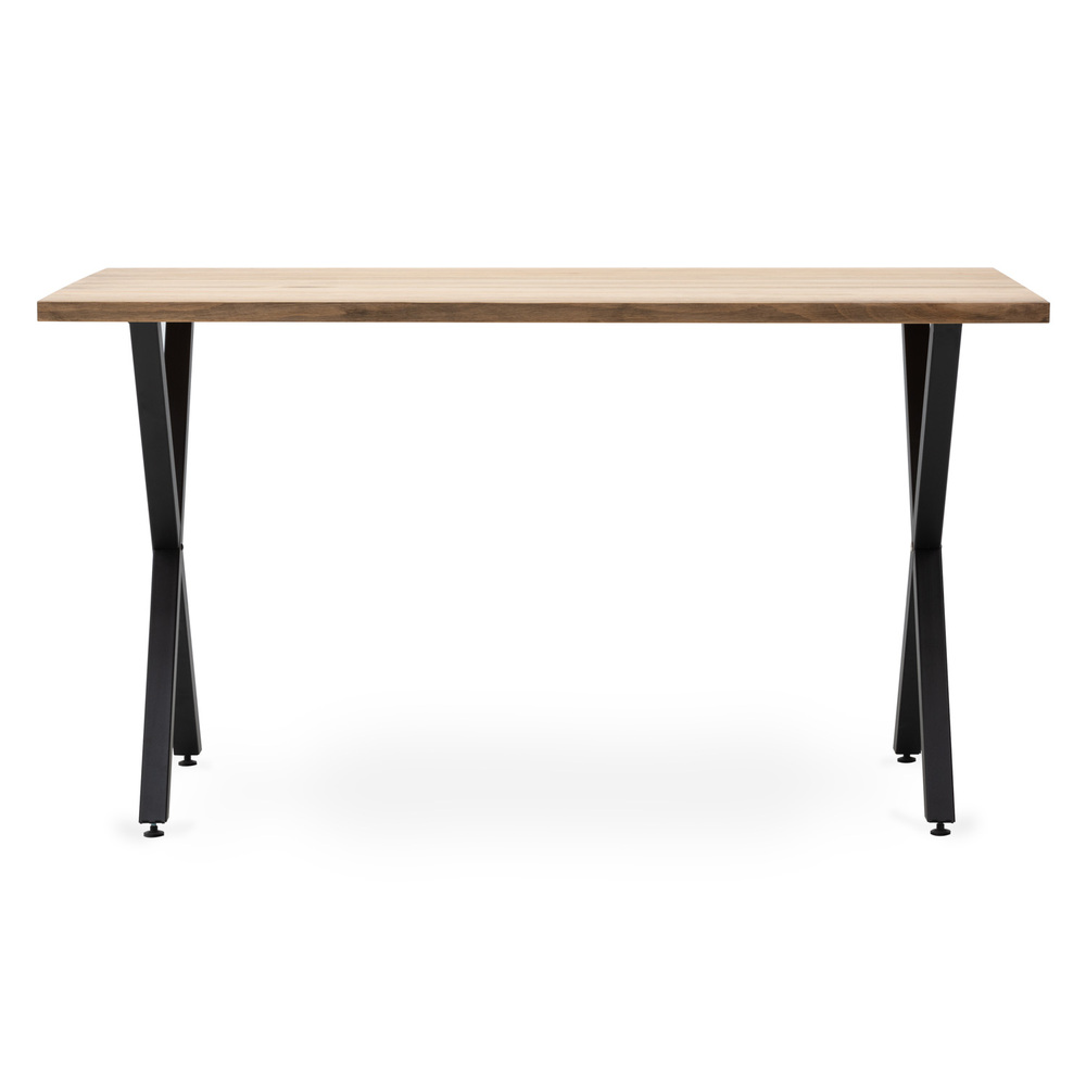 Mesa Estudio Industrial Pata X ECO Box Furniture Negro Efecto Vintage