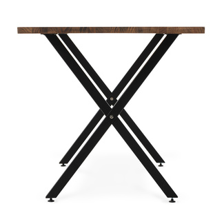 Mesa Estudio Industrial Pata X ECO Box Furniture Negro Efecto Vintage