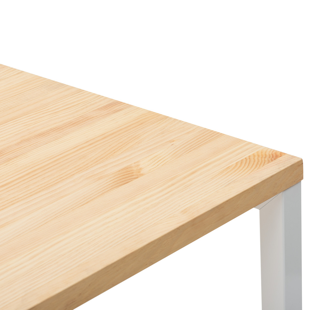 Mesa de Oficina iCub Strong ECO Blanca Natural Industrial Box Furniture
