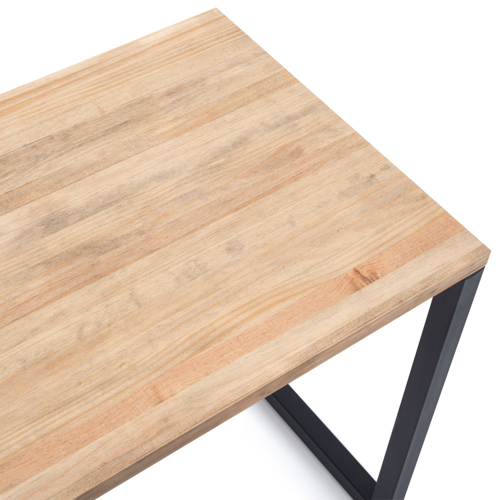 Mesa iCub Strong ECO con Cajón Negro Efecto Vintage 