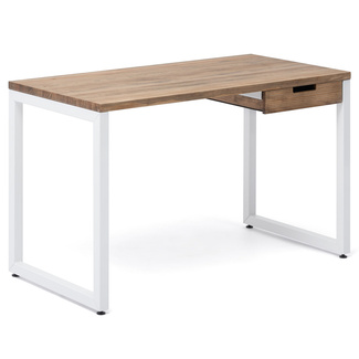 Mesa iCub Strong ECO con Cajón Blanco Efecto Vintage  