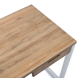 Mesa iCub Strong ECO con Cajón Blanco Efecto Vintage  
