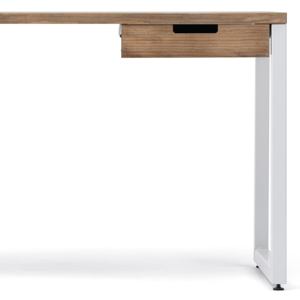 Mesa iCub Strong ECO con Cajón Blanco Efecto Vintage  
