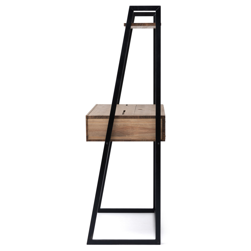 Tocador Industrial Negro Efecto Vintage