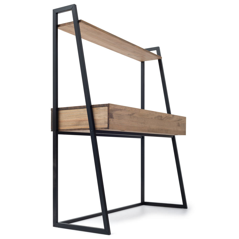 Tocador Industrial Negro Efecto Vintage