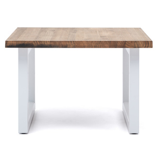 Mesa Auxiliar iCub Strong ECO Box Furniture Blanco Efecto Vintage 