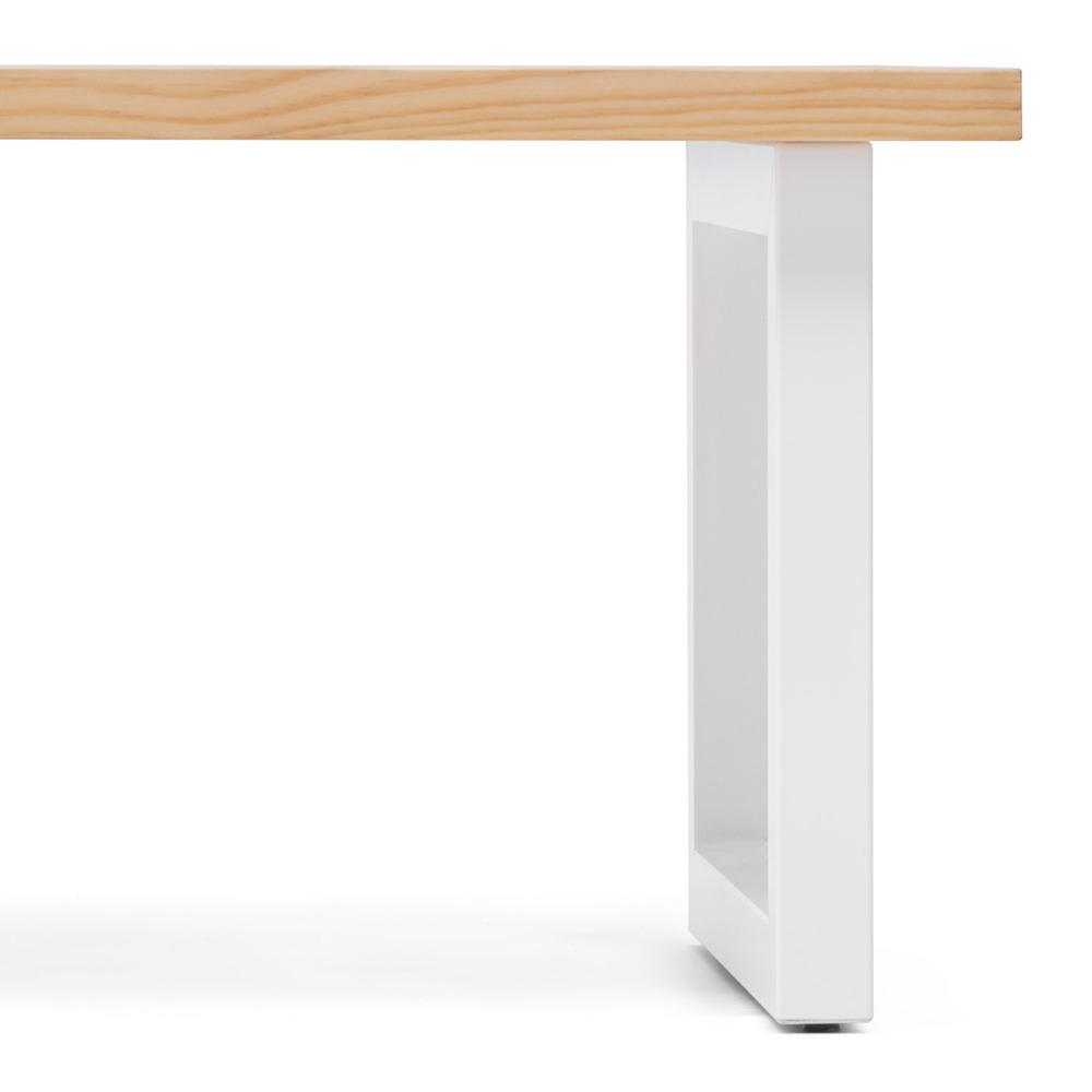 Mesa de Centro iCub Strong ECO Box Furniture Blanco Natural 