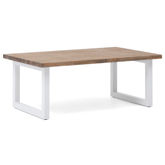 Mesa de Centro iCub Strong ECO Box Furniture Blanco Efecto Vintage 