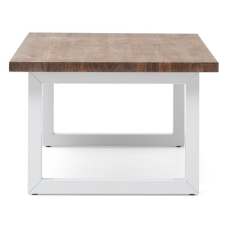 Mesa de Centro iCub Strong ECO Box Furniture Blanco Efecto Vintage 