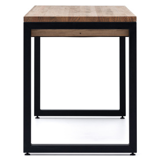Mesa de Estudio Industrial iCub Strong ECO 1 Cajón Negro Efecto Vintage 