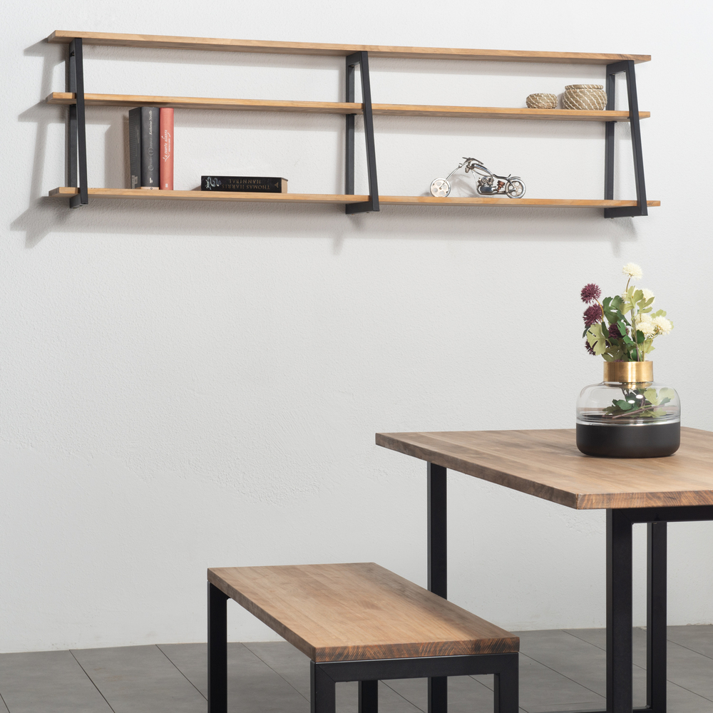 Banco iCub Strong ECO Industrial Negro Efecto Vintage Box Furniture  