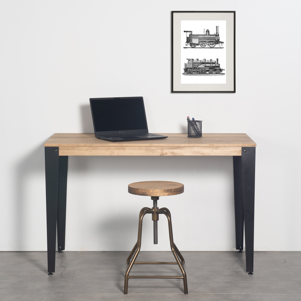 Mesa Bar Lunds Sostenible Vintage Industrial madera y hierro