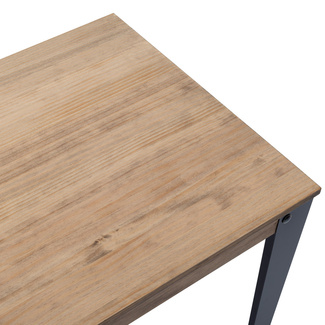 Mesa Bar Lunds Sostenible Vintage Industrial madera y hierro