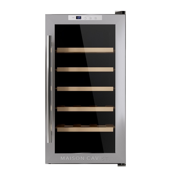 Vinoteca Acero Inoxidable 18 botellas CAVC18