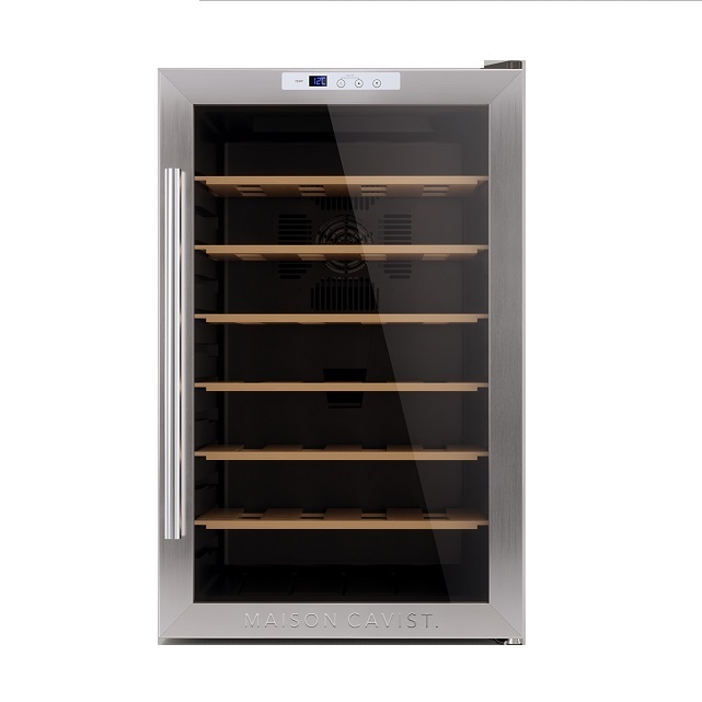 Vinoteca Acero Inoxidable 28 botellas CAVC28