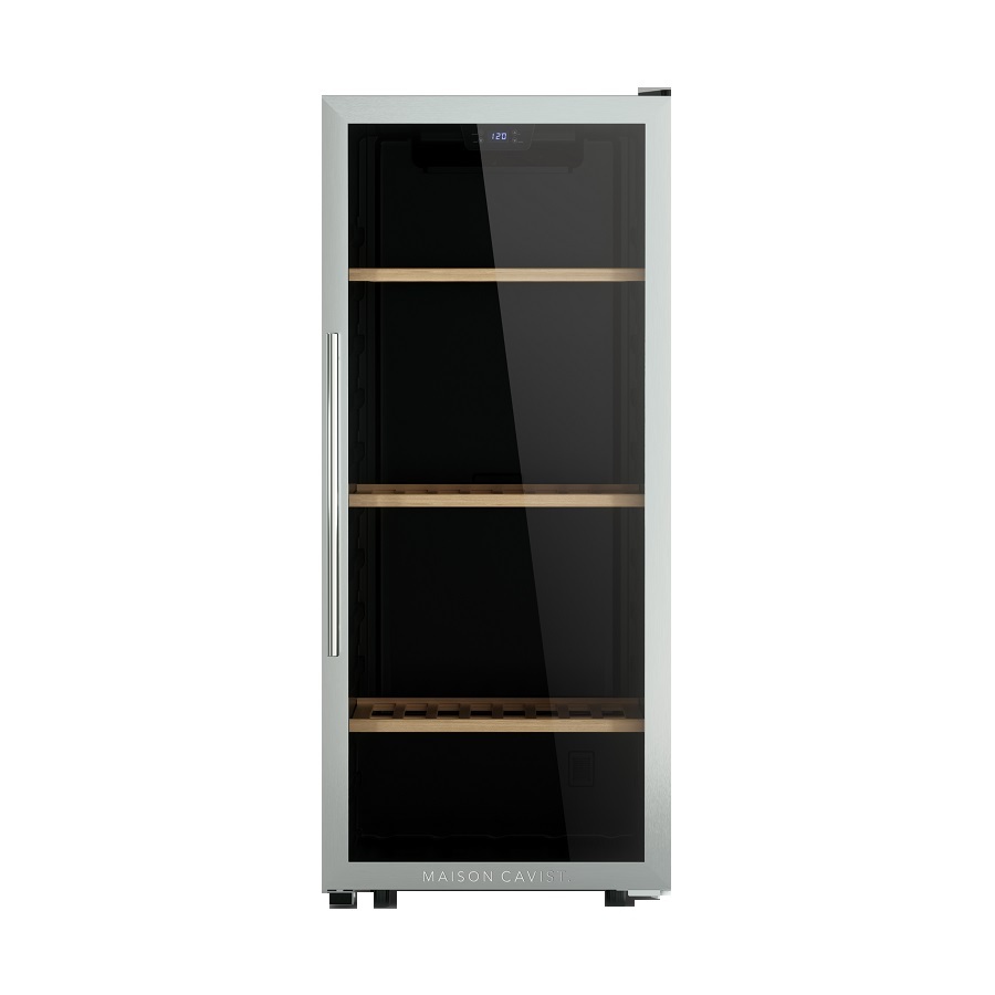 Vinoteca grande Acero Inoxidable 122 botellas CAVC122