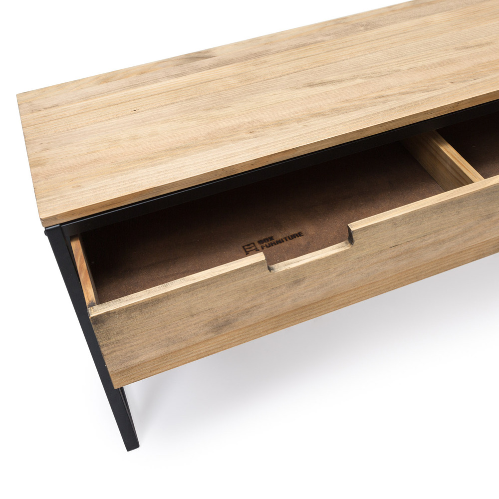 Mueble Televisión Sostenible iCub Three con Cajón Superior Doble
